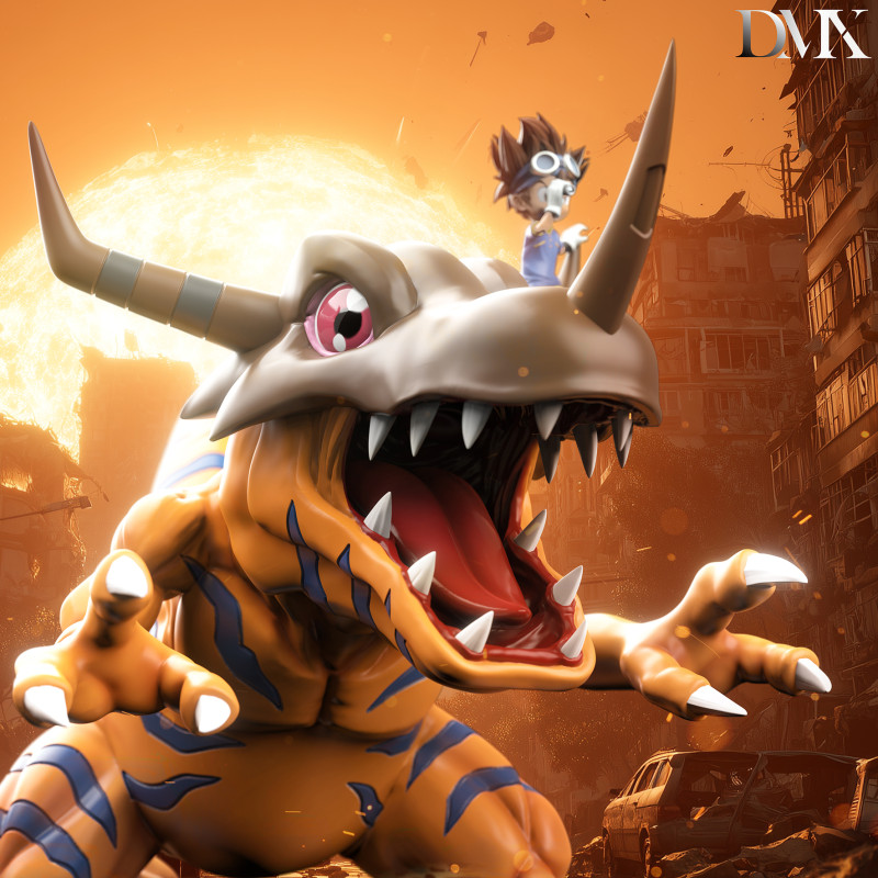 【Pre order】DMX Studio - Digimon Yagami Taichi & Greymon