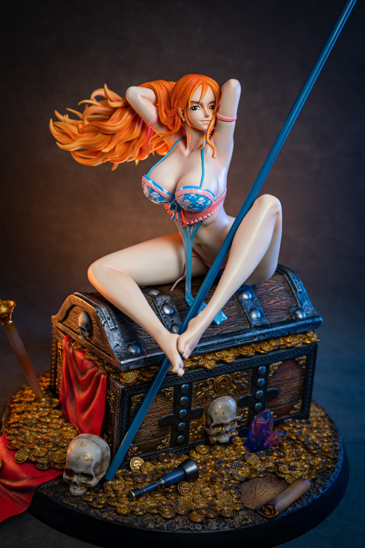 【In Stock】Dragon Studio One-Piece Nami in the Pirate Treasure 1/4 Resin Statue